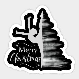 Merry Christmas dancer design Sticker